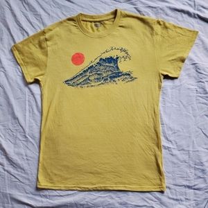 summer sunset wave t-shirt